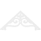 Ekena Millwork Pitch Finley Architectural Grade PVC Gable Pediment, 48"W x 22"H x 1"P (11/12) GPP048X022X100FIN - alternate 4